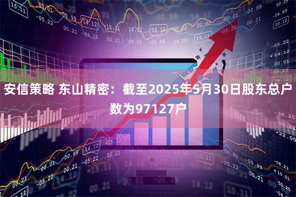 安信策略 东山精密：截至2025年5月30日股东总户数为97127户