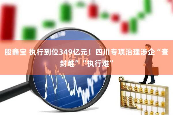 股鑫宝 执行到位349亿元！四川专项治理涉企“查封难”“执行难”