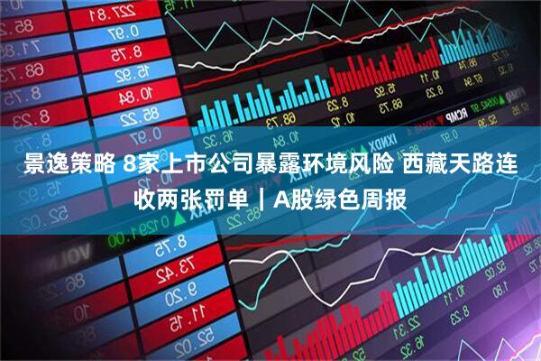 景逸策略 8家上市公司暴露环境风险 西藏天路连收两张罚单｜A股绿色周报